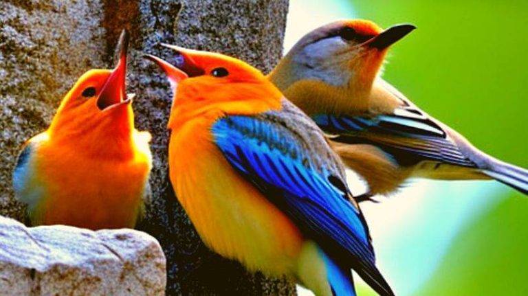 BIRDS YAWN