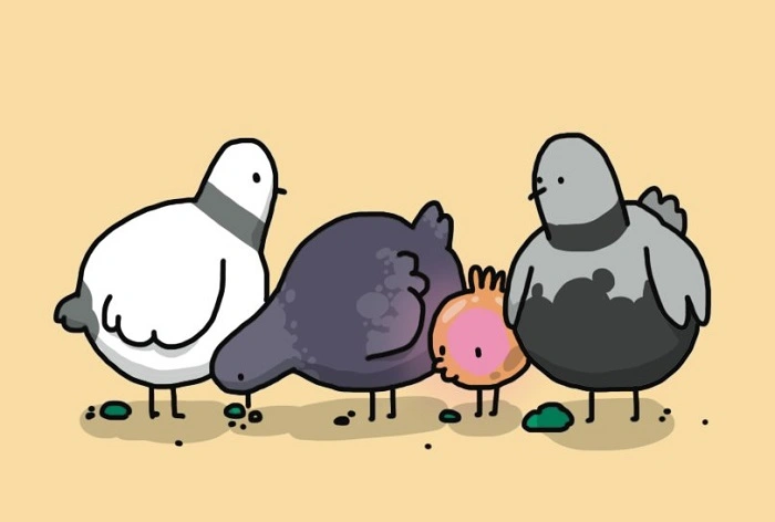 Charming And Simple How To Draw A Cute Fat Bird Easily