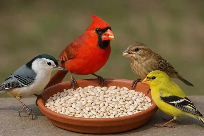What Birds Like Safflower Seeds